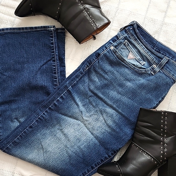 Guess  Straight Jeans - Dark Blue - Picture 1 of 9